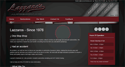 Desktop Screenshot of lazzarosautobody.com